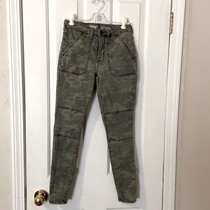 High Rise Camo Jeggings.